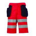SHORT BRIDGEWATER Rouge/Gris foncé