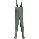 Waders de sécurité PVC vert CHEST SAFETY SB.P.E 