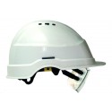 casque IRIS 2 blanc aeration (btp) serre nuque cremaillère