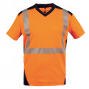 T shirt BALI orange fluo / marine